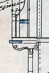 Avenue Chazal 17, Schaerbeek, coupe longitudinale, détail, ACS/Urb. 46-25-27 (1913).