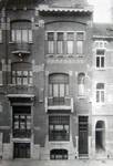 Félix Delhassestraat 11-13, Sint-Gillis, gevel huis n°11 (© Fondation CIVA Stichting/AAM, Brussels /Paul Hamesse)