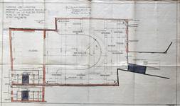 Théâtre des Variétés, Boulevard Adolphe Max 124, Bruxelles, plan du premier étage, AVB/TP 2493 (1909)