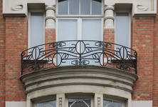 Emile Bouilliotstraat 15, Elsene, balkon (© APEB, foto 2017)