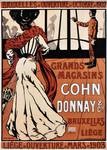 Magasins Cohn-Donnay & Cie, Rue Neuve 44, Bruxelles, affiche (© collection APEB)