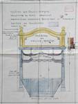 Théâtre des Folies Bergères, Boulevard Adolphe Max 124, Bruxelles, avant-projet, entrée, AVB/TP 2493 (1909)