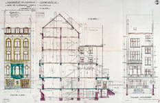 Abdijstraat 75, Elsene, opstanden en doorsnede, GAE/DS 1-75 (1924)