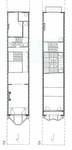 Square Ambiorix 11, Bruxelles Extension Est, plans des troisième et quatrième niveaux (P. Van Dijk, D. Maher, F. Mahieu, <i>Maison Saint-Cyr. Square Ambiorix 11, Brussels</i>, KULeuven, Project Work 1996-1997).