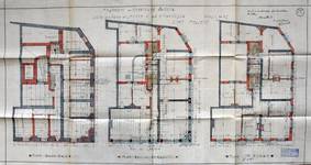 Lakensestraat 55-57, Brussel, grondplannen bouwlagen, ASB/OW 44 (1910)